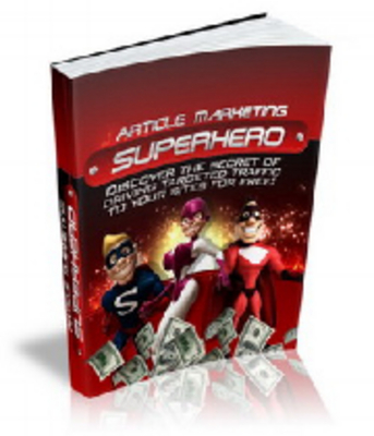 Product picture Article marketing superhero